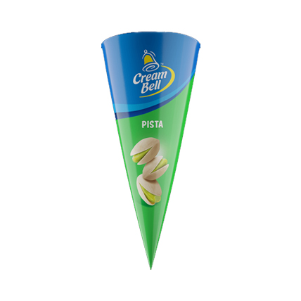 Cream Bell Ice Cream Cone Pista